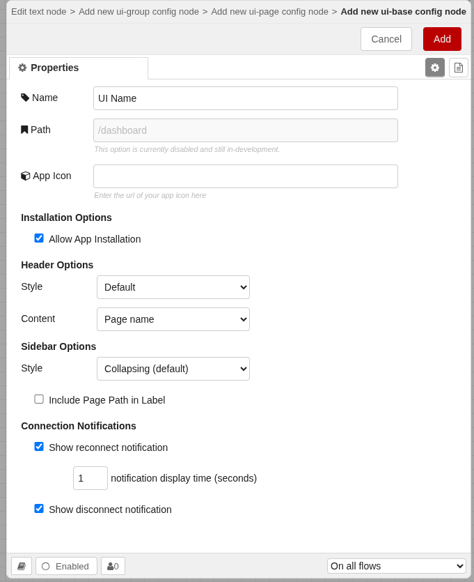 Menambahkan ui-base baru